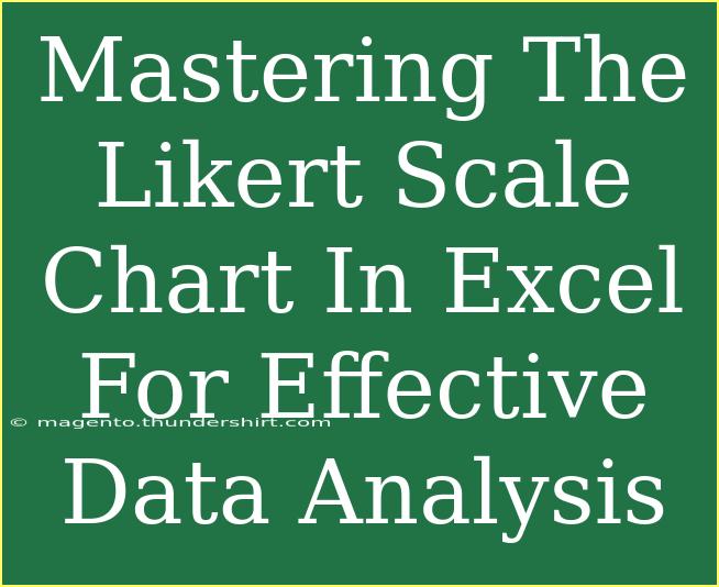 Mastering The Likert Scale Chart In Excel For Effective Data Analysis