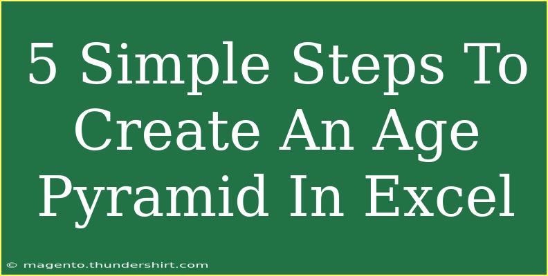 5 Simple Steps To Create An Age Pyramid In Excel