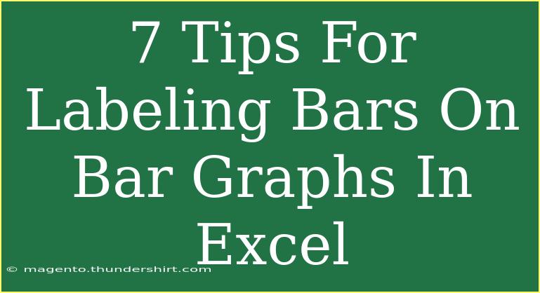 7 Tips For Labeling Bars On Bar Graphs In Excel