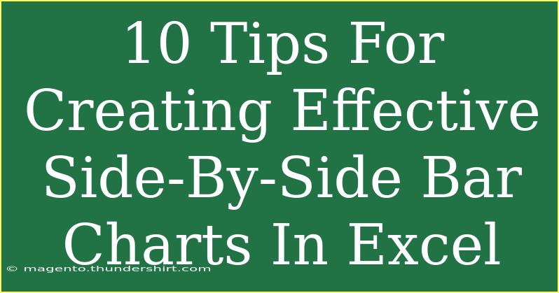 10 Tips For Creating Effective Side-By-Side Bar Charts In Excel