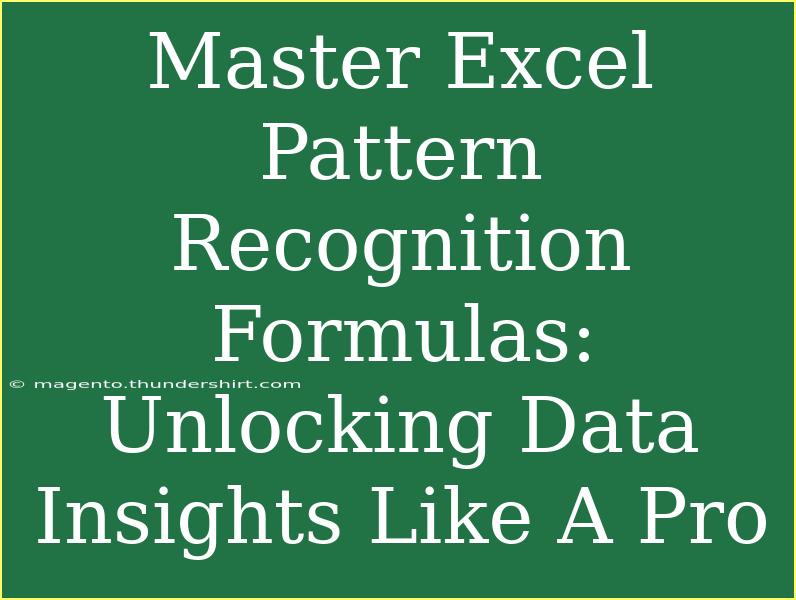 Master Excel Pattern Recognition Formulas: Unlocking Data Insights Like A Pro