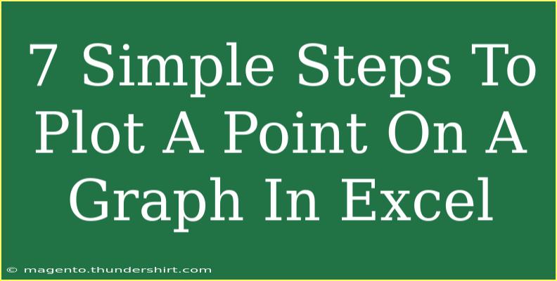 7 Simple Steps To Plot A Point On A Graph In Excel