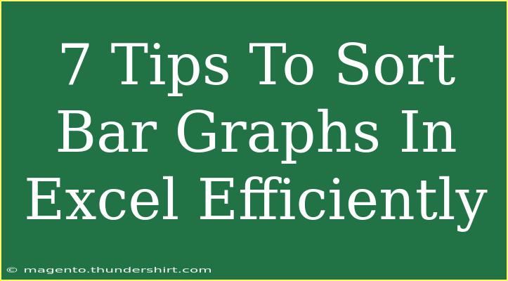 7 Tips To Sort Bar Graphs In Excel Efficiently