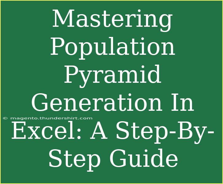 Mastering Population Pyramid Generation In Excel: A Step-By-Step Guide