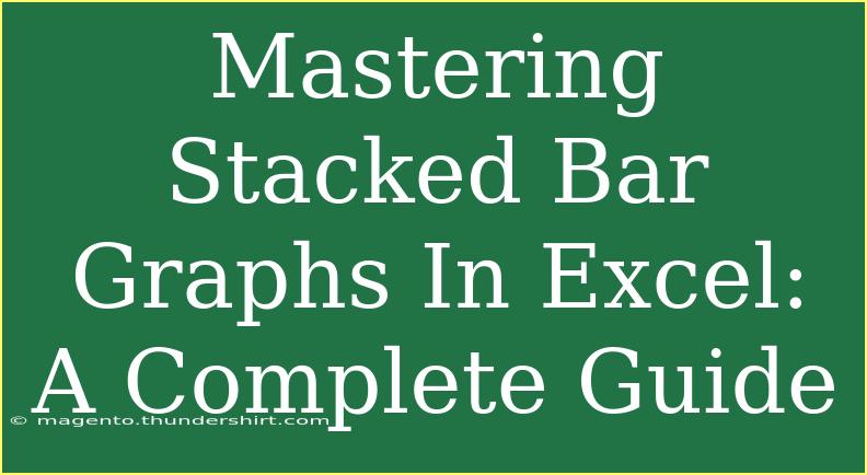 Mastering Stacked Bar Graphs In Excel: A Complete Guide