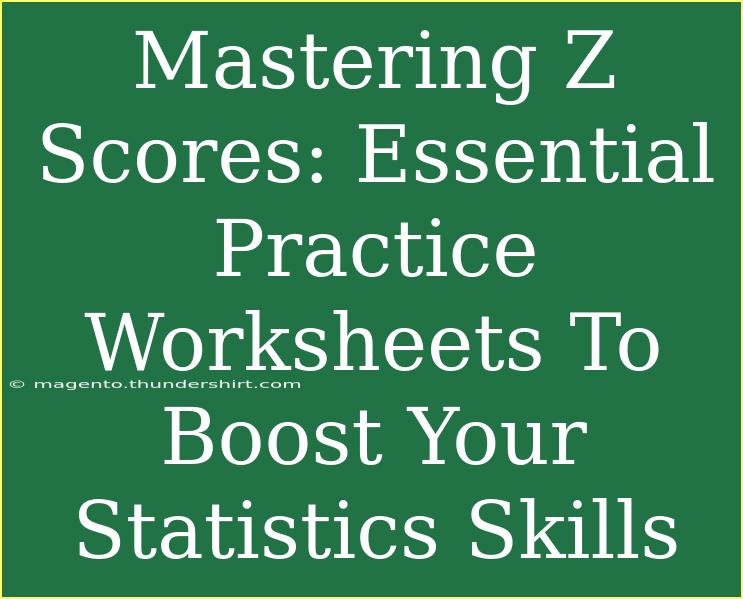 Mastering Z Scores: Essential Practice Worksheets To Boost Your Statistics Skills