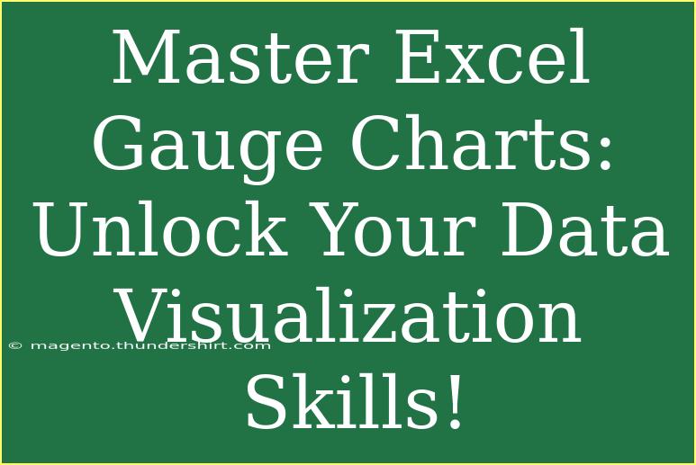 Master Excel Gauge Charts: Unlock Your Data Visualization Skills!