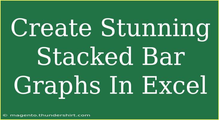 Create Stunning Stacked Bar Graphs In Excel